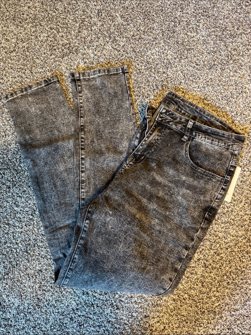 Classic Women's Skinny Jeans in Washed Black - Comfortable Stretch Fit